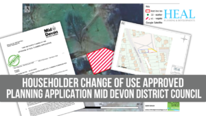 Householder Change of Use Approved Planning Application Mid Devon District Council